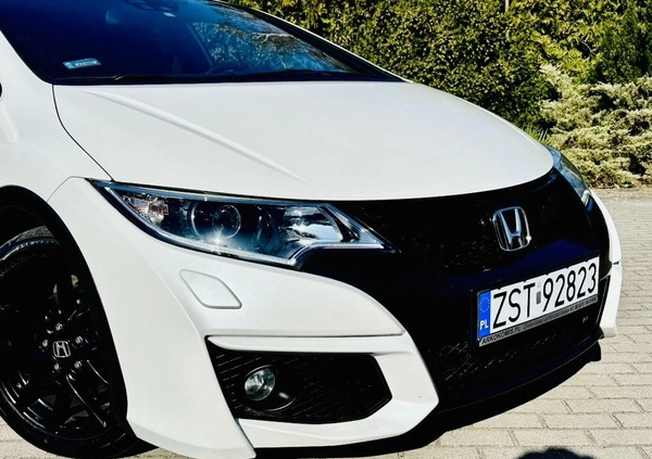 Honda Civic cena 59900 przebieg: 108456, rok produkcji 2015 z Kostrzyn małe 781